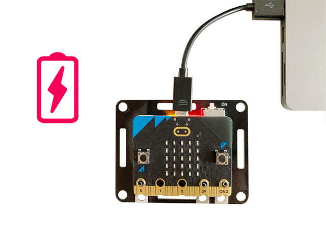 プログラミングしている間に充電できる