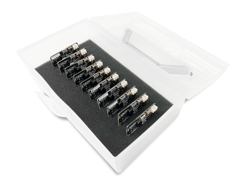micro:bit10個収納可能