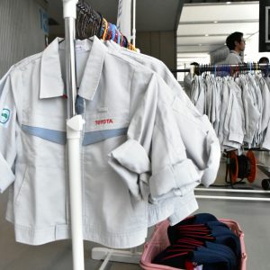 ミニカーづくり体験の様子
