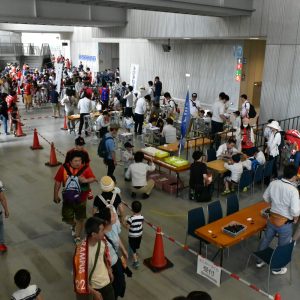 ミニカーづくり体験の様子